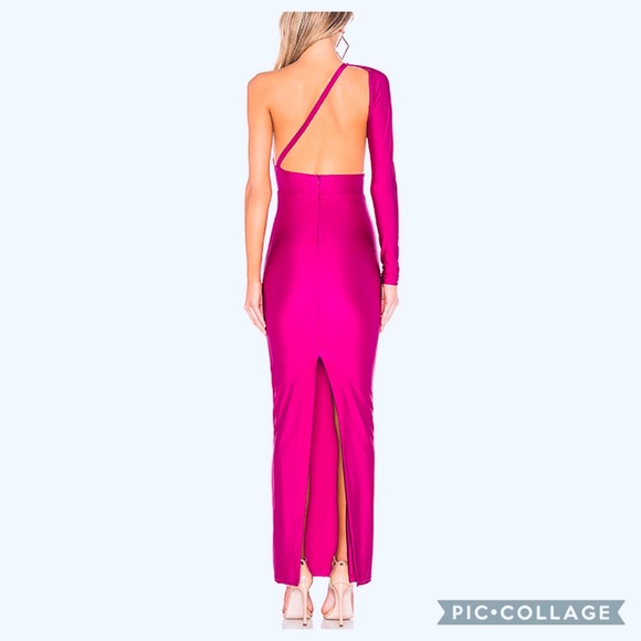 Michael Costello x Revolve Magenta Bradley Dress - Picture 2 of 7